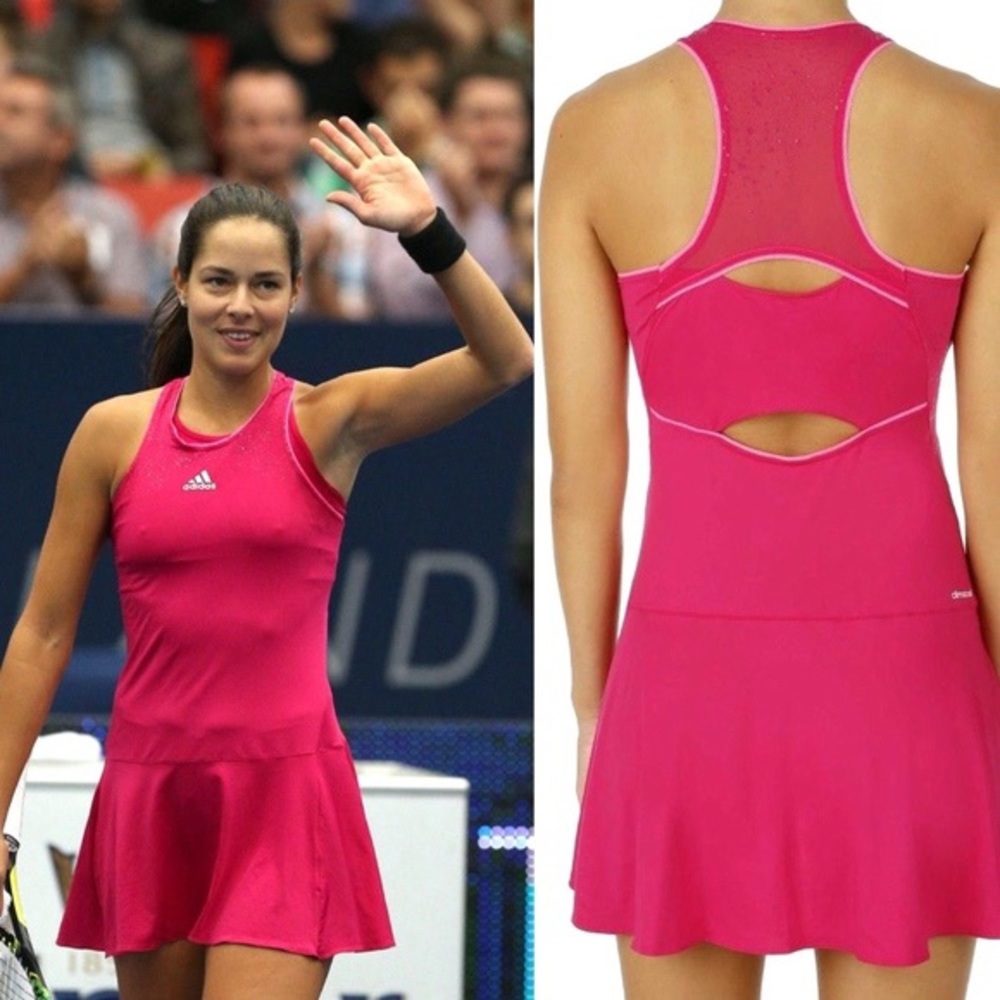 Adidas AdiZero Ana Ivanovic Tennis Dress Pink Size XS